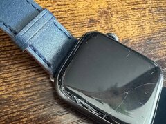 Apple Watch Series 5 GPS 44mm defect, ecran spart